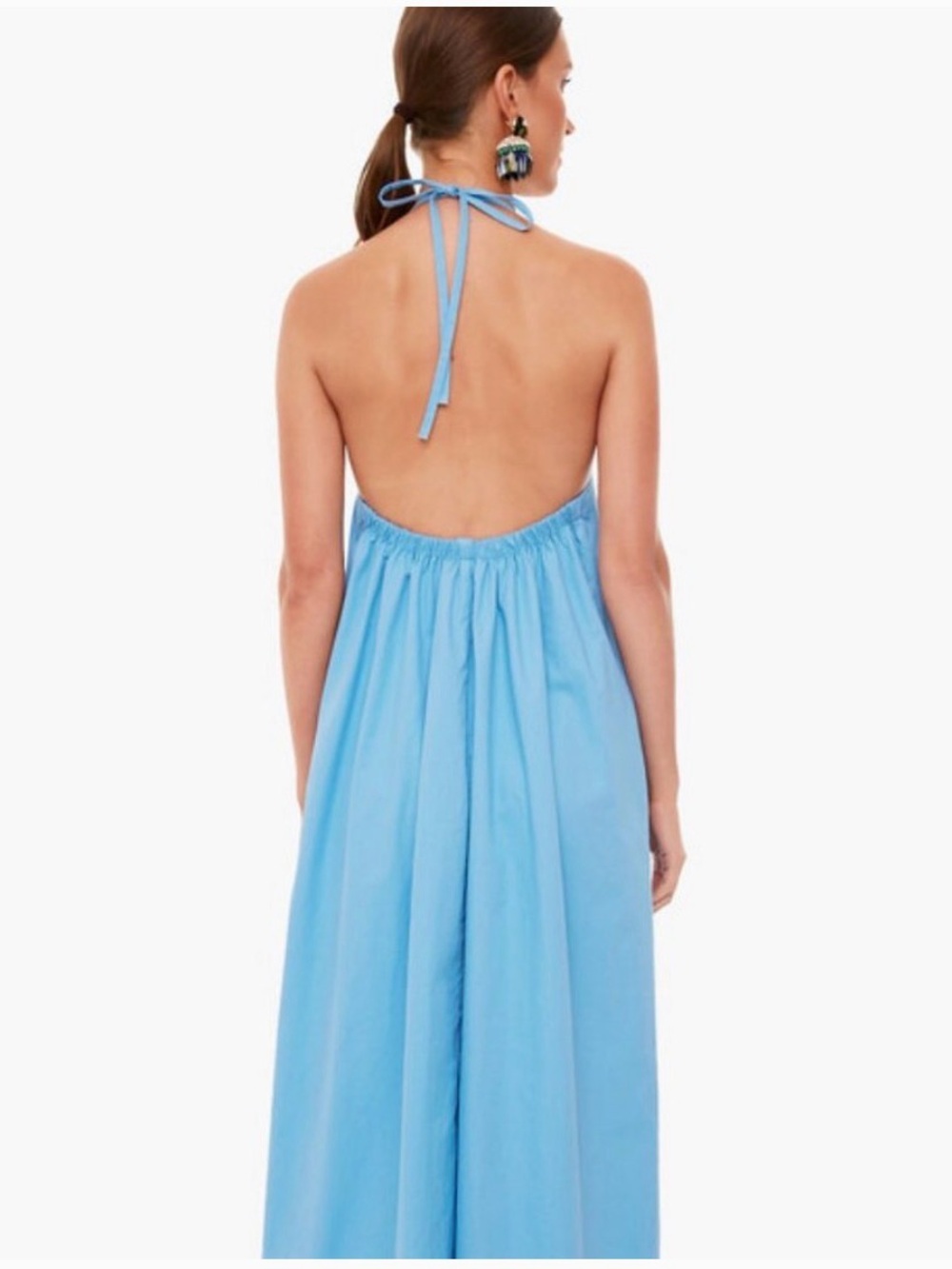 Tuckernuck Pomander Place Breakers Blue Lyle Halter Dress NEW XXL 2XL - Picture 2 of 7